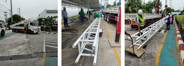 งาน Rack Pipe for ladder cable
