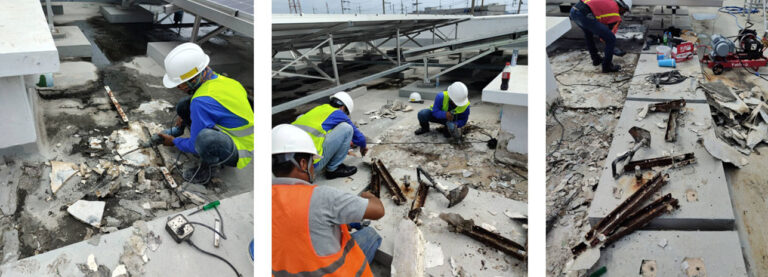 งานซ่อมกันซึมดาดฟ้า  พื้นที่ขนาด 15m x 32m 480ตรม