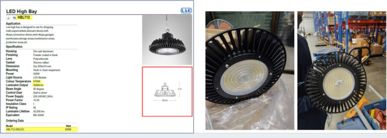 งานติดไฟเพิ่มบริเวณ selective rack 8 ชุดโคม